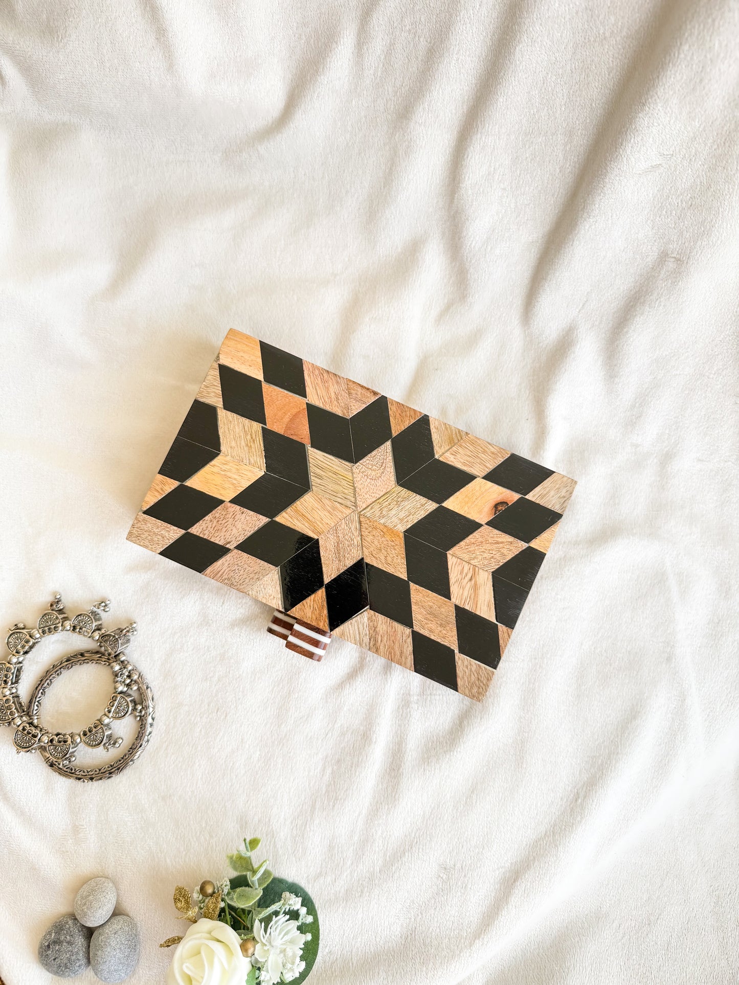 Tessera Wooden Clutch