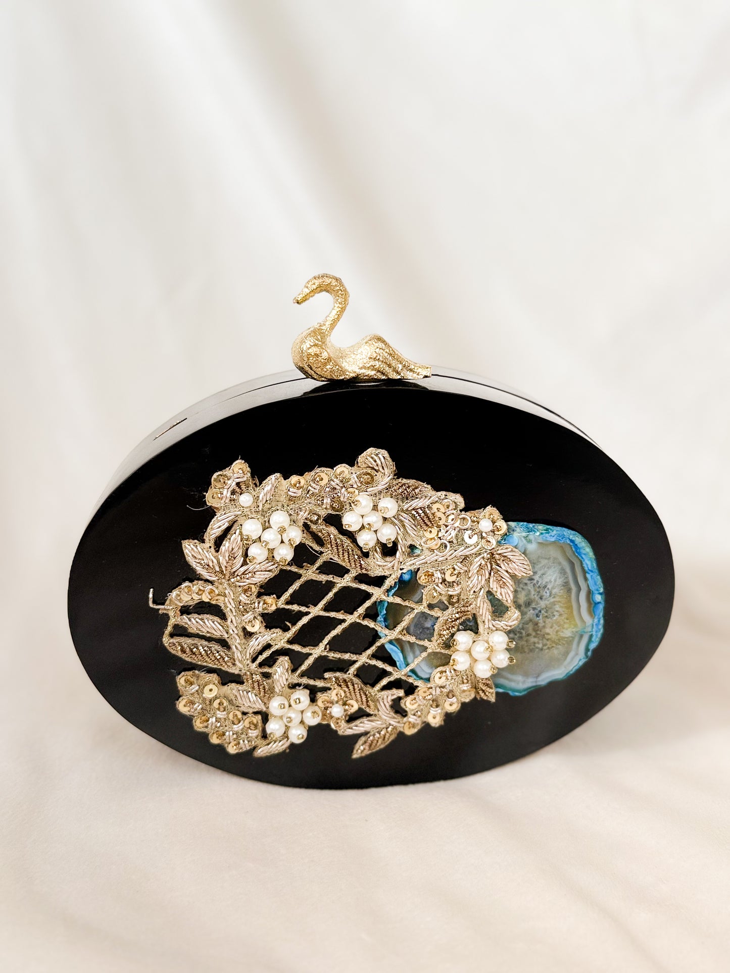 Oval Resin Clutch